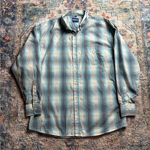 Vintage Resistol Western Plaid Button-up Shirt Size XL